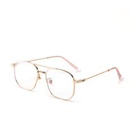 Simple Fashion Metal Double Beam Solid Color Sunglasses Wholesale Nihaojewelry sku image 4