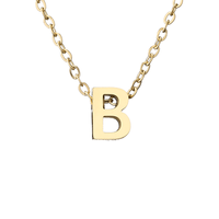 Fashion Letter Stainless Steel Titanium Steel Plating Necklace sku image 27