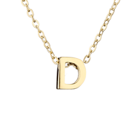 Fashion Letter Stainless Steel Titanium Steel Plating Necklace sku image 27