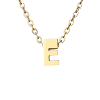 Fashion Letter Stainless Steel Titanium Steel Plating Necklace sku image 30
