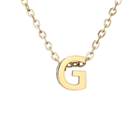 Fashion Letter Stainless Steel Titanium Steel Plating Necklace sku image 32