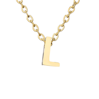 Fashion Letter Stainless Steel Titanium Steel Plating Necklace sku image 37