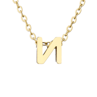 Fashion Letter Stainless Steel Titanium Steel Plating Necklace sku image 39