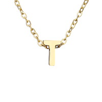 Fashion Letter Stainless Steel Titanium Steel Plating Necklace sku image 45