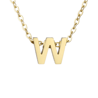 Fashion Letter Stainless Steel Titanium Steel Plating Necklace sku image 77