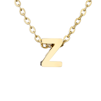 Fashion Letter Stainless Steel Titanium Steel Plating Necklace sku image 50