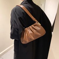New Trendy Solid Color Underarm Fold Bag Wholesale Nihaojewelry main image 6