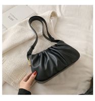 New Trendy Solid Color Underarm Fold Bag Wholesale Nihaojewelry main image 5