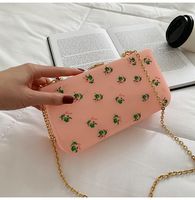 New Fashion Transparent Arcylic Printing One-shoulder Messenger Small Square Clutch Bag Wholesale Nihaojewelry sku image 6