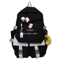 Korean Clashing Color Flip Backpack Wholesale Nihaojewelry sku image 4