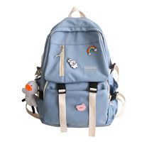 New Korean Contrast Color Large Capacity Backpack Wholesale Nihaojewelry sku image 3