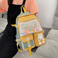 Korean Candy Color Large-capacity Backpack Wholesale Nihaojewelry main image 4
