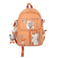 Korean Candy Color Transparent Pocket Backpack Wholesale Nihaojewelry main image 3