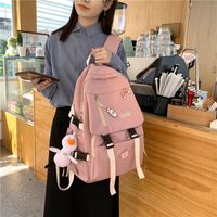 New Korean Contrast Color Large Capacity Backpack Wholesale Nihaojewelry main image 5