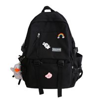 New Korean Contrast Color Large Capacity Backpack Wholesale Nihaojewelry main image 3