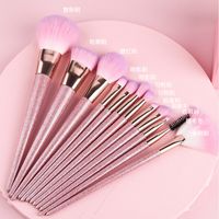12 Shallot Pink Makeup Brush Set Completo Principiante Profesional Super Soft Advanced Makeup Brush Al Por Mayor Nihaojewelry sku image 1