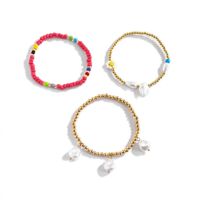 Bohemian Style Colorful Beaded Bracelet Set sku image 7