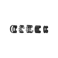 Han Zhi Shang Grenz Überschreiten Des Ohr Clip Set 5-teiliges Set Kreative Persönlichkeit Doppel-c-knorpel U-förmige Doppel-doppel-ohr Stecker sku image 29