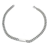 Wholesale Jewelry Punk Style Thick Chain Curved Pendant Titanium Steel Necklace Nihaojewelry main image 6