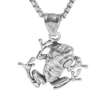 Wholesale Jewelry Punk Style Frog Pendant Stainless Steel Necklace Nihaojewelry main image 6