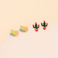 Cute Cartoon Cactus Fruit Earrings Set Wholesale Jewelry Nihaojewelry main image 5