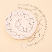Simple Geometric Hollow Heart Waist Chain Wholesale Nihaojewelry main image 5