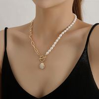 Wholesale Jewelry Scallop Pendant Ot Buckle Pearl Necklace Nihaojewelry main image 3
