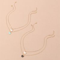Simple Children's Cat Pendant Four Necklace Combination Wholesale Nihaojewelry main image 5
