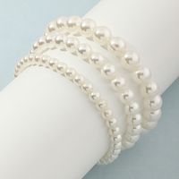 Simple Rice-shaped Pearl Three-piece Children's Bracelet Set Wholesale Nihaojewelry main image 1