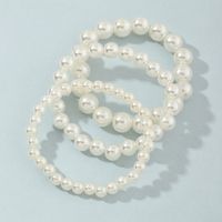 Simple Rice-shaped Pearl Three-piece Children's Bracelet Set Wholesale Nihaojewelry main image 3