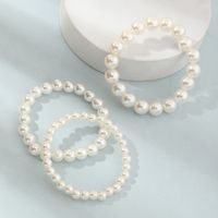 Simple Rice-shaped Pearl Three-piece Children's Bracelet Set Wholesale Nihaojewelry main image 5