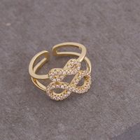 Fashion Full Diamond Zircon Geometric Ring Wholesale Nihaojewelry main image 3