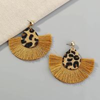 Fashion Plush Leopard Earrings Wholesale Nihaojewelry main image 6