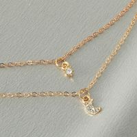 Wholesale Jewelry Star Moon Diamond-studded Pendant Multilayer Necklace Nihaojewelry main image 4