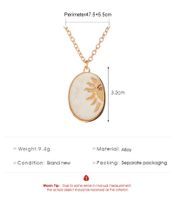 Wholesale Jewelry Sun Flower Pattern Pendant Necklace Nihaojewelry main image 4
