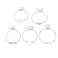 Retro Multilayer Round Bead Heart Shape Letter Bracelet Wholesale Jewelry Nihaojewelry main image 6