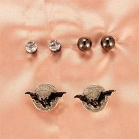 Halloween Skull Pumpkin Lantern Bat Earrings Wholesale Nihaojewelry sku image 21