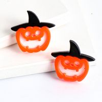 Halloween Geometric Resin Earrings Wholesale Jewelry Nihaojewelry sku image 5