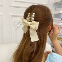 Pearl Bow Korean Style Hair Clip Wholesale Jewelry Nihaojewelry main image 4