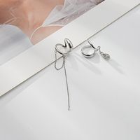 Nihaojewelry Wholesale Jewelry Simple Long Chain Tassel Ear Clip sku image 2