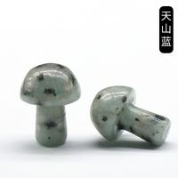 Crystal Agate Semi-precious Stones 2cm Mini Mushroom Decoration Landscaping Diy Accessories Wholesale sku image 7
