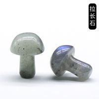 Crystal Agate Semi-precious Stones 2cm Mini Mushroom Decoration Landscaping Diy Accessories Wholesale sku image 15