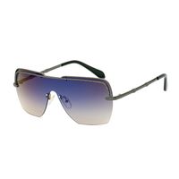 Fashion Half-frame One-piece Sunglasses sku image 14