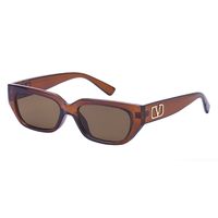 Retro Multicolor Transparent Sunglasses Wholesale sku image 17