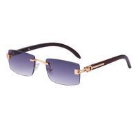 Fashion Rimless Square Sunglasses Wholesale sku image 3