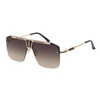 Retro Fashion Simple Style Uv400 Men's Sunglasses sku image 2