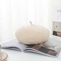 Women's Simple Style Solid Color Eaveless Beret Hat sku image 10