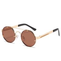 Retro Round Metal Frame Sunglasses Wholesale sku image 14