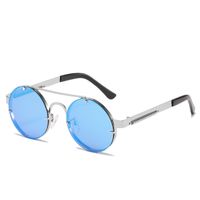 Retro Round Metal Frame Sunglasses Wholesale sku image 16