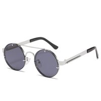 Retro Round Metal Frame Sunglasses Wholesale sku image 17